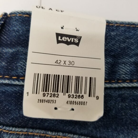 Levi's Premium Men 501 Slim Taper Blue Selvedge Wash Denim Jean 42 X 30 NWT - Picture 7 of 12